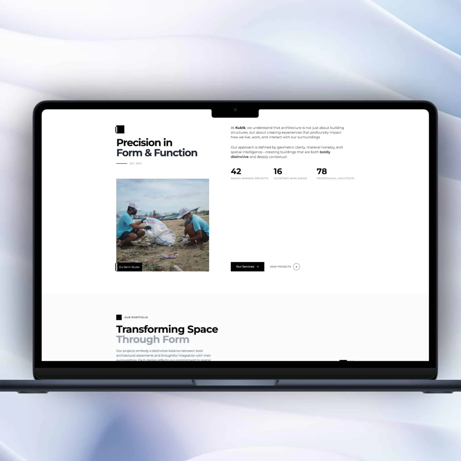 Kubik Studio - Architecture Studio Website